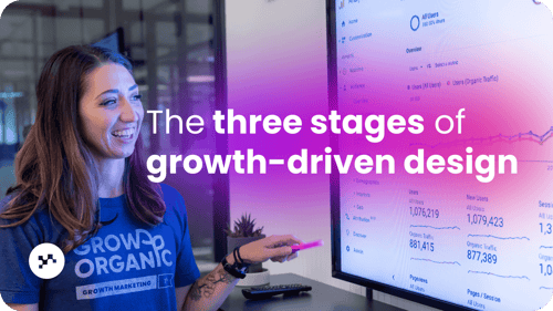 The three stages of growth-driven design: strategy, launchpad, and continuous improvement