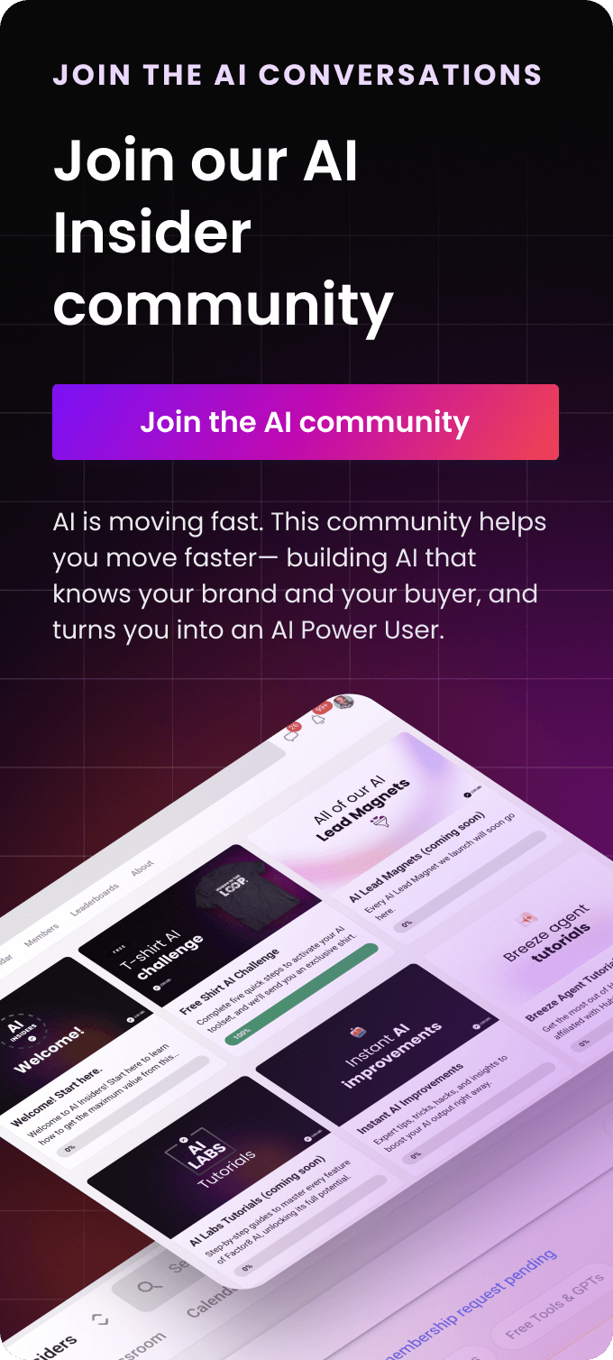 AI Insiders Community mobile
