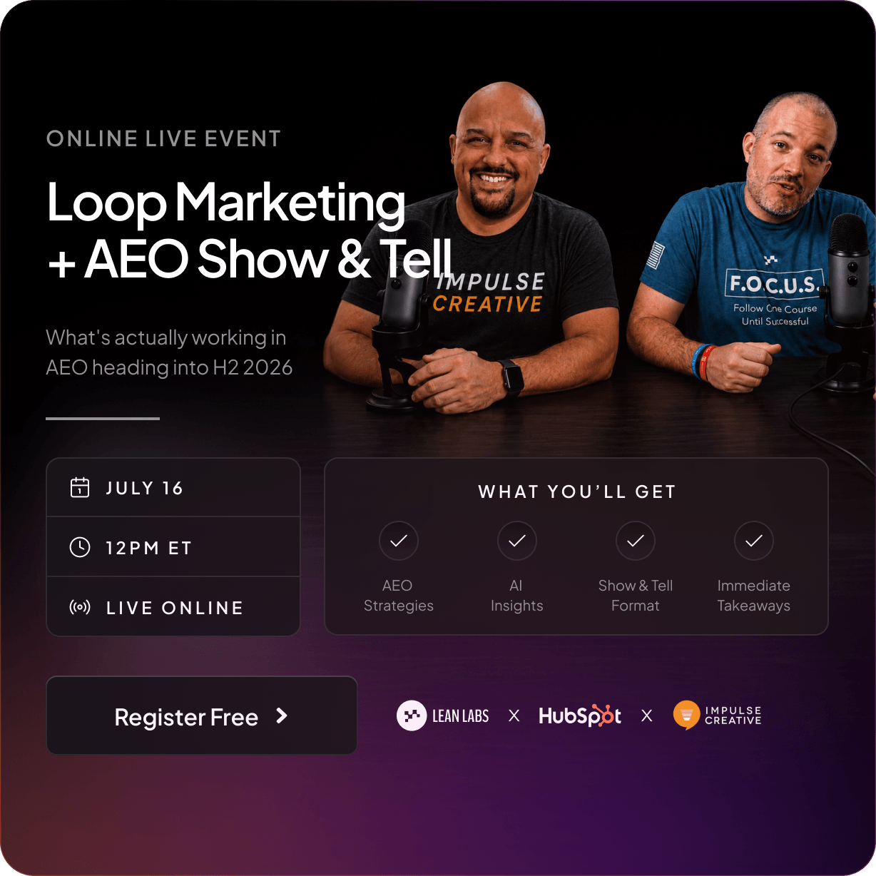 Loop Marketing + AEO Show & Tell