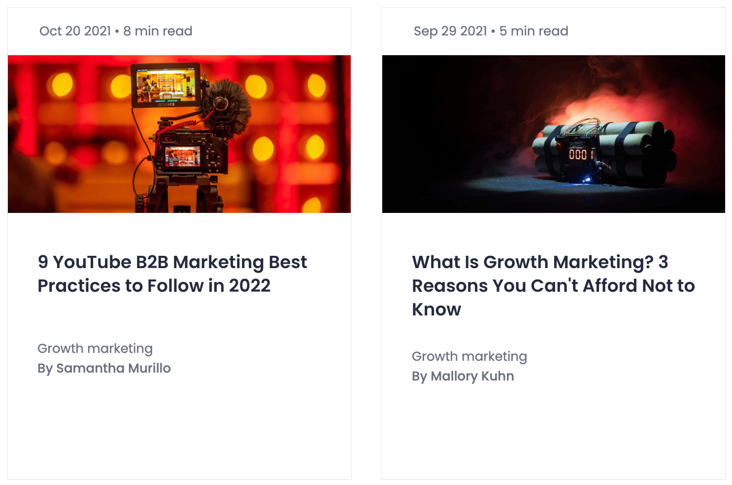 Example of content marketing