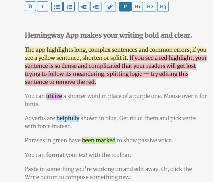 The Hemingway App