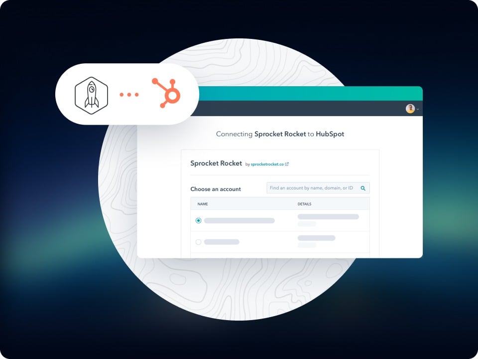 Accompanied by the Sprocket Rocket App
