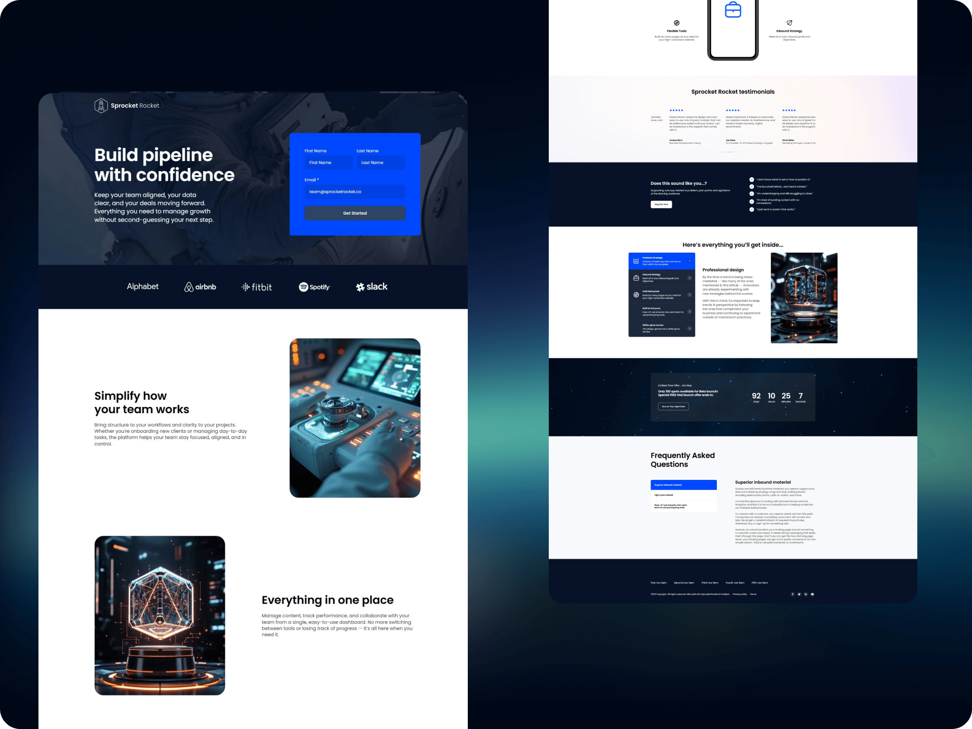 Create your perfect layout with complete freedom.